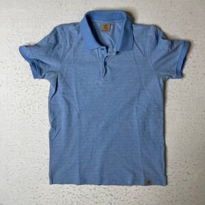 Carhartt WIP Mens S/S Trevor Polo‎ Shirt Blue 1012335.Y0.06.03 Size S
